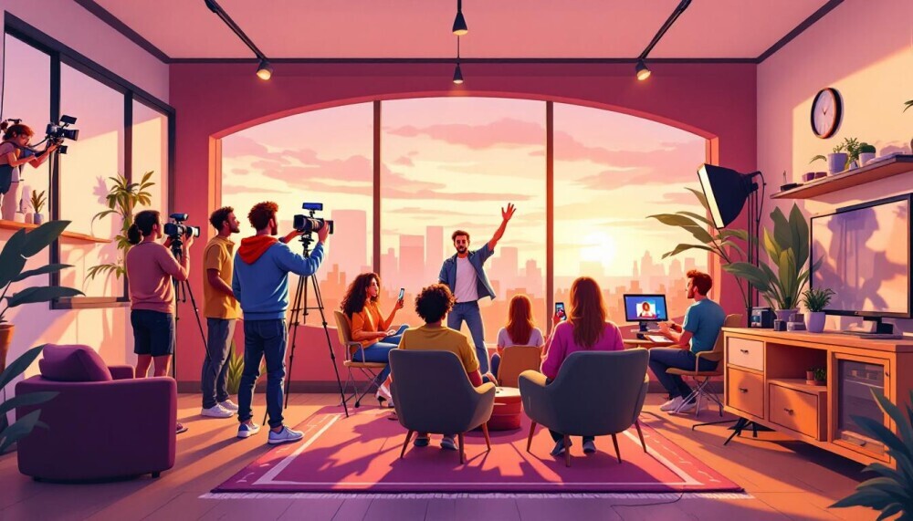 YouTube Creator Studio Illustration