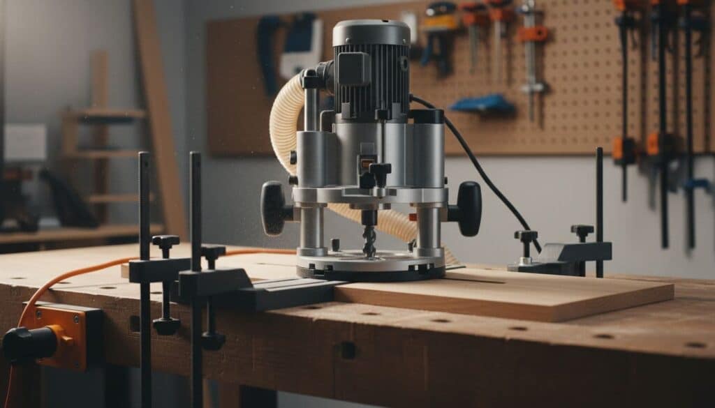 bench router often used in cabinet making
