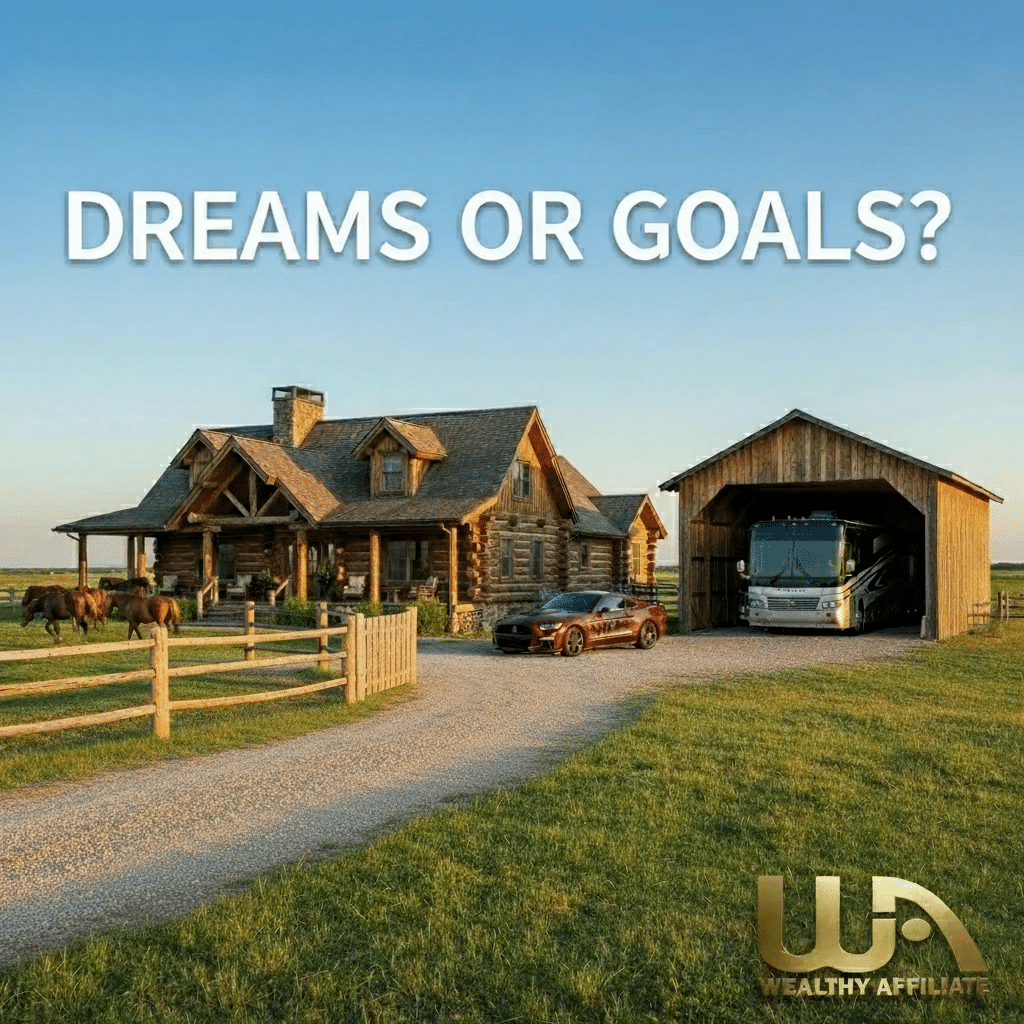 Are you having dreams or making goals to reach those dreams and live that laptop lifestyle?