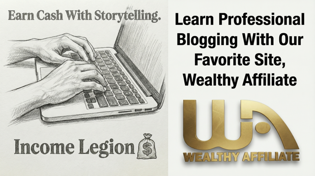 Turn storytelling into cash with Wealthy Affliate Training and Tools.